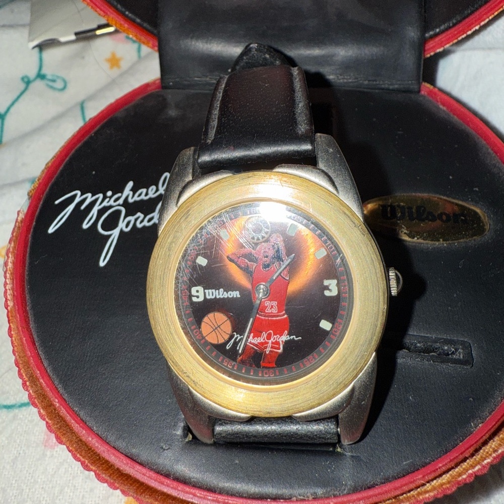 Wilson Black and Gold Luxury Watch